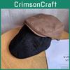 Womens Suede Beret Cap With Windproof Warmth For Autumn And Winter Wear