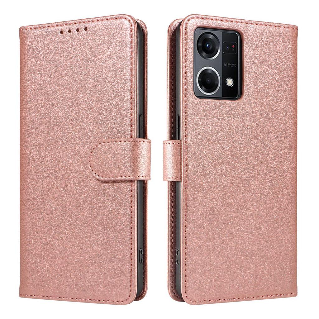 Кожаный флип-кейс OPPO A60/Find X8 со подставкой, защитная обложка, совместимая с 4G/5G