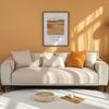 Four Seasons Universal Sanded Fabric Quilted Embroidered Sofa Cushion Modern Simple Solid Color Sofa Cushion Towel.