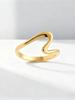925 Sterling Silver Minimalism Simple Smooth Wave Fashion Ring For Women Daily Wear Party Engagement High Quality Fine Jewelry
