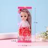 Цветной Свет Кукла Сяо Мэнмэн Костюм Принцессы Девочка Наряжать 13 Шарниров 6 Дюймовая Кукла Игрушка Игровой Дом