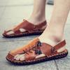 Men New Sandals PU Outdoor Leisure Comfortable Beach Sandals Popular Walking Sandals Size 38-47 Men Sandals