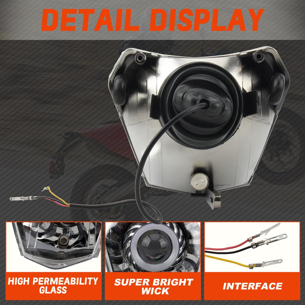 Для KTM светодиодная фара мотоцикла EXC EXCF SXF SX XC XCW XCF XCFW 125 250 300 350 450 Dirt Bike Аксессуары Эндуро