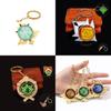 Брелок Genshin Impact Семь Элементов с Дизайном Гео Анемо Электро Дендро Гидро Пиро Крио