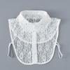Съемный Кружевной Воротник-Обманка Новый Модный Лацкан Половина Рубашки Женский Девочки