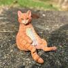 Изысканная модель кошки из ПВХ, имитация сиамской, рэгдолл, персидской кошки, реалистичные фигурки питомцев, имитация питомца, украшение для автомобиля