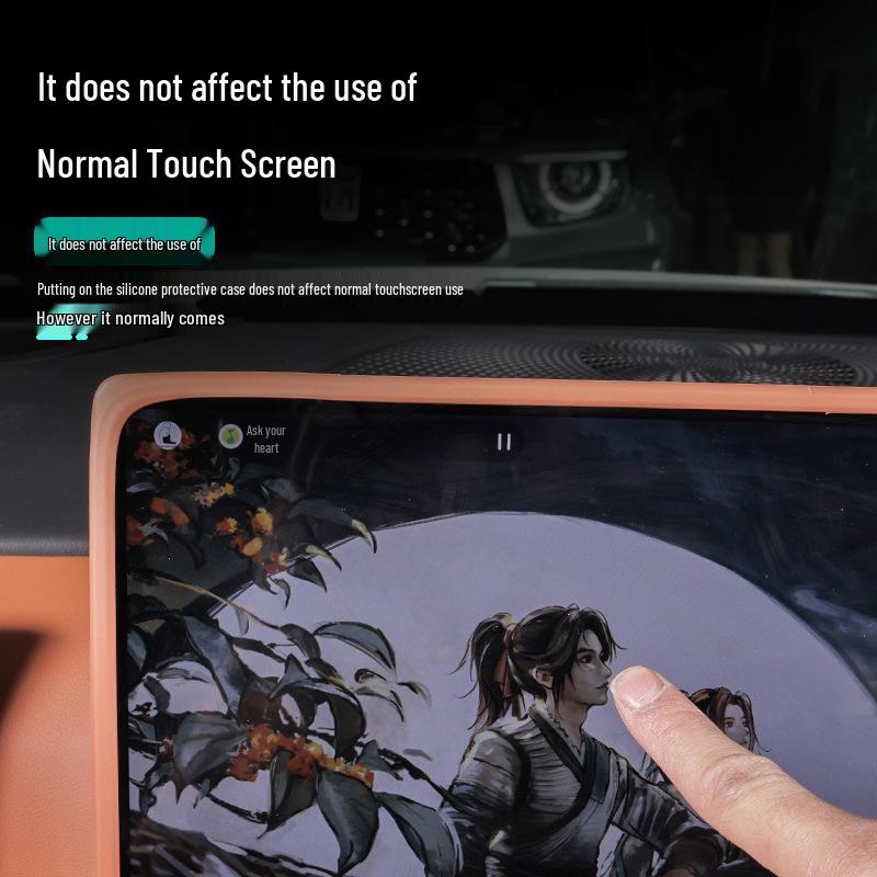Silicone Case for Wei Brand Lanshan Navigation Frame & Dashboard Screen Protector