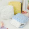 Sanitary Napkin Storage Bag Toiletries Keys Cards Storage Bag Organizer Floral Pattern Zipper Closure Travel Essentials Case