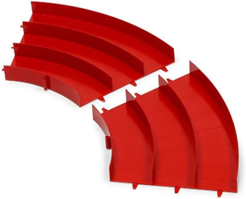 TAMIYA Mini 4WD Special Limited Japan Cup Junior Circuit Curve Set of 4 Each 69578 (Blue/Red) (Mini 4WD)