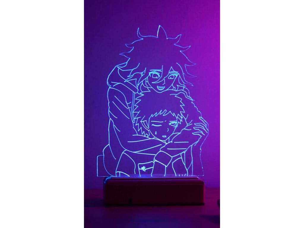 Danganronpa Нагито Комаэда Хадзиме Хината 16-цветный ночник