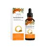 Sea buckthorn essential oil brightens skin tone, contains collagen, and provides gentle, moisturizing, and hydrating care for the entire body