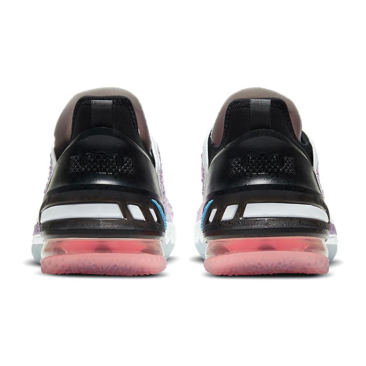 Nike Детские кроссовки LeBron 18 GS Graffiti Фиолетовый Разноцветный Черный CW2760-900