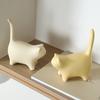 Керамический Счастливый Кот Креативное Украшение Винного Шкафа Фигурка Кота Тумба для Телевизора Домашние Настольные Поделки Гостиная Домашнее Украшение