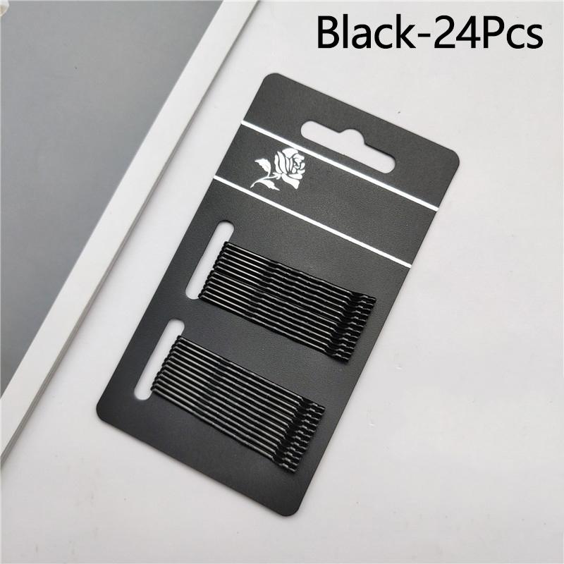 24 шт. женские невидимые заколки для волос украшения для волос заколки для волос вьющиеся волнистые Свадебная вечеринка повседневное использование