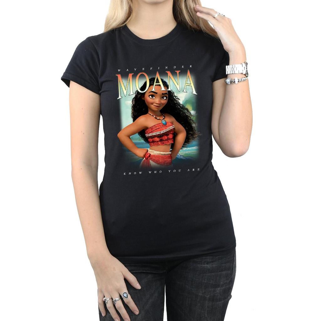 Disney Womens/Ladies Moana Montage Cotton T-Shirt