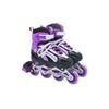 Purple Skate Lighted Silicone Wheel Adjustable Metal Body Children's Practice Skating 2 Functions