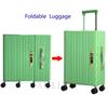 New 20‘’ Carry On Suitcase On Wheels Foldable Luggage Cabin Rolling Luggage Bag Trolley Case Newfangled Business Travel Suitcase
