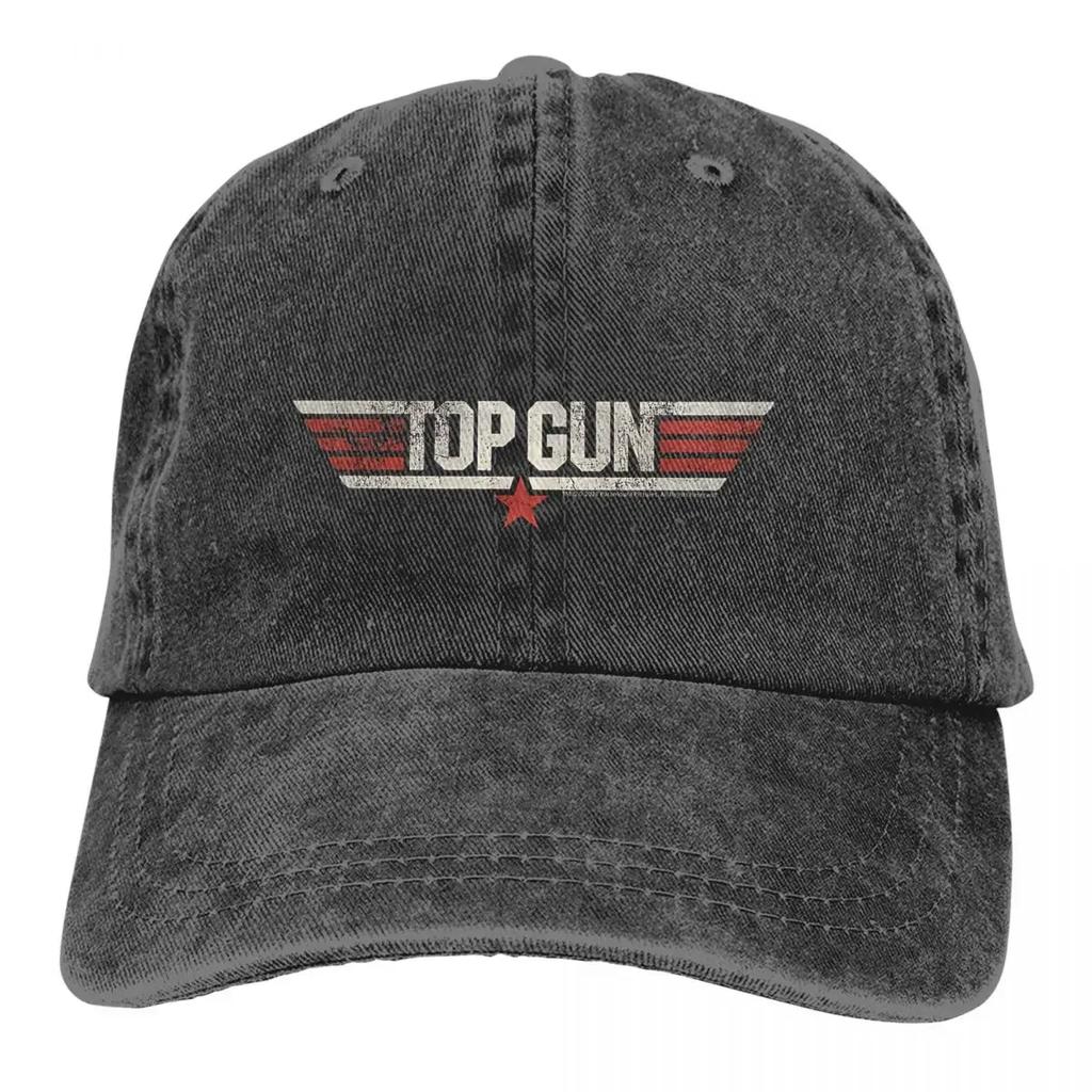 Летняя кепка Солнцезащитный козырек Top Gun Классика Винтаж Кинозвезды Хип-хоп Кепки Ковбойская шляпа Козырек Trucker Dad Hats