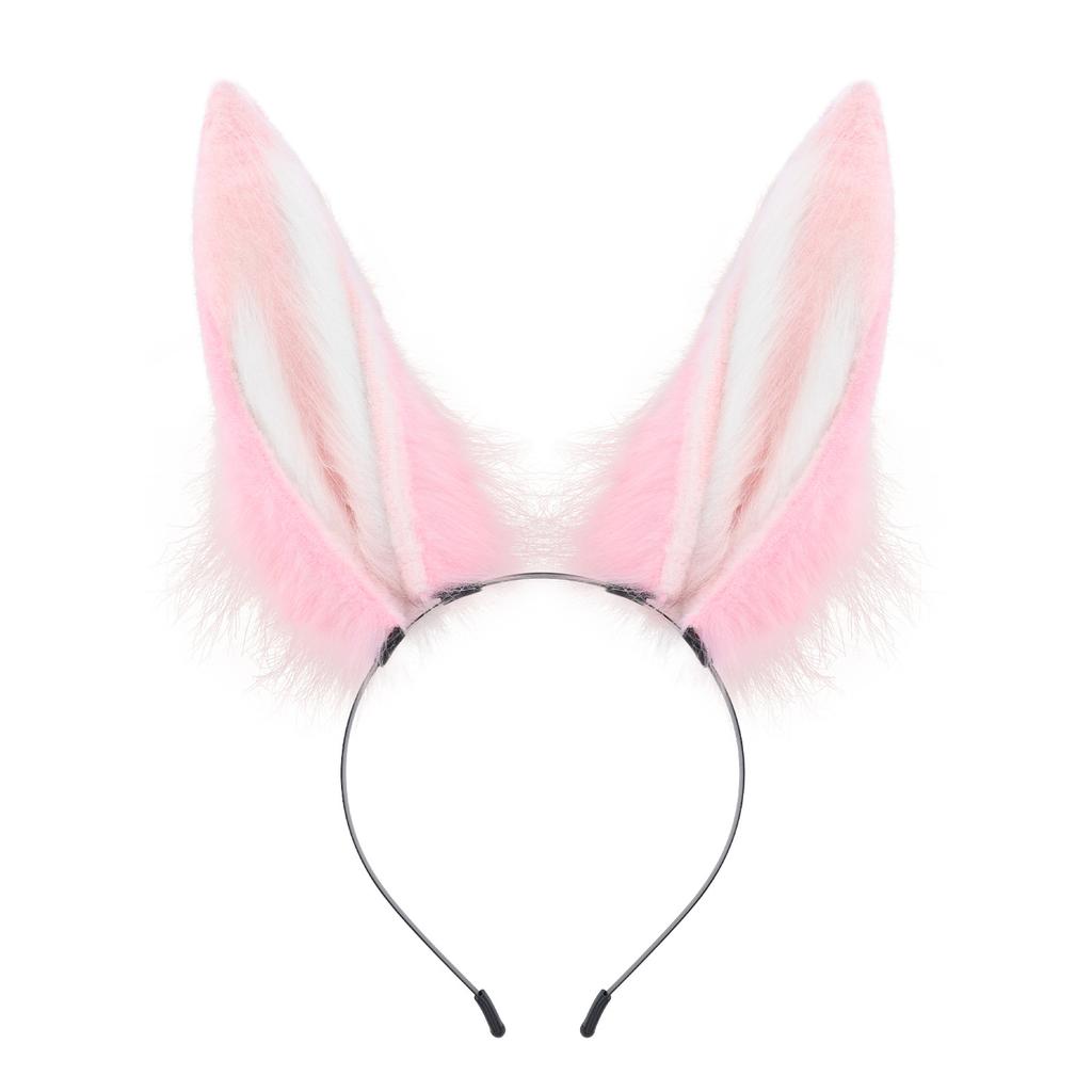 Handmade Plush Rabbit Ear Hair Accessories Comics Cosplay Props Simulation Animal Ear Headband Cute Headgear