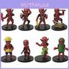 Character Deadpool Model Toys Cute Cartoon Living Room Tabletop Decor Dolls