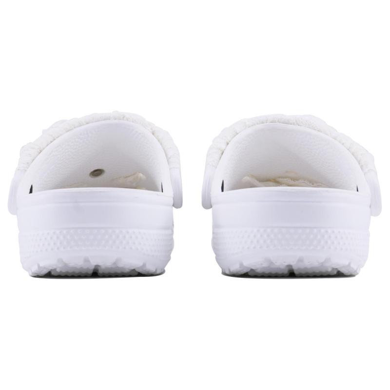 Crocs Классические клоги SDS на шнуровке, щенки, унисекс, белые