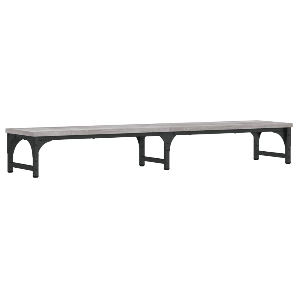 Monitor Stand Gray Sonoma 105 x 23 x 15.5 cm Particleboard