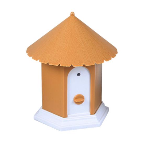 Dog Ultrasonic Bark Control Device Adjustable House Shape Pet Anti-Barking Device