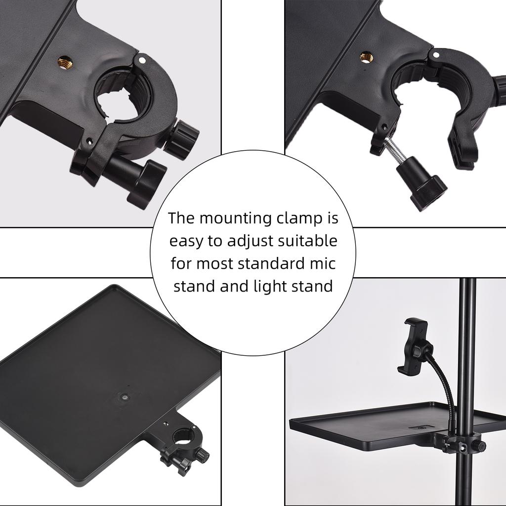 270*205 мм универсальная подставка для микрофона, зажимной лоток, лоток для звуковой карты, подставка для микрофона, лоток для звуковой карты, телефона