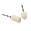 Fixture Felt Buffing Wheels Power Tool 25pcs Parts White Silver Polishing