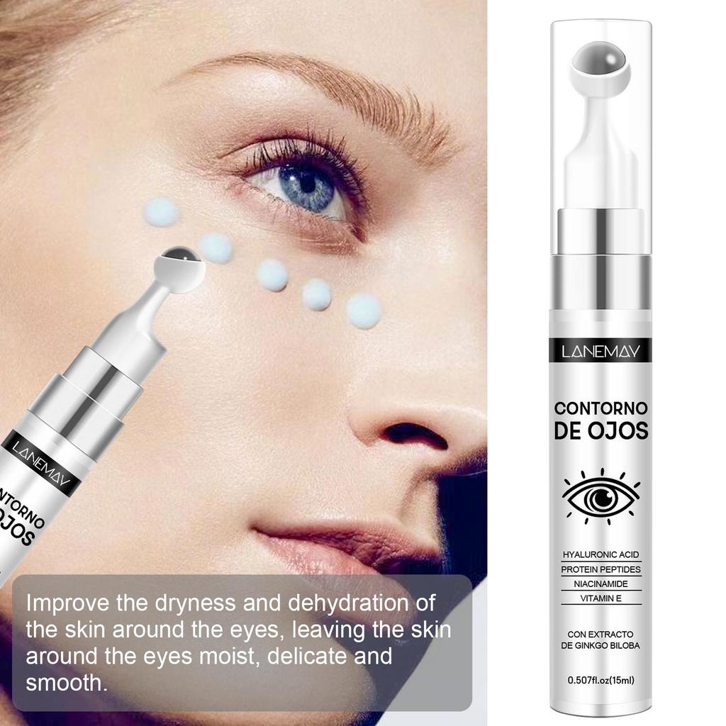 Крем для кожи вокруг глаз с гинкго — устраняет сухость и обезвоживание кожи вокруг глаз, осветляет кожу вокруг глаз и эффективно увлажняет, 15 мл