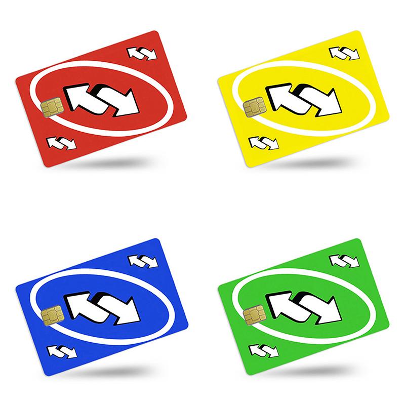 Новые забавные слова аниме ПВХ молодая кредитная карта дебетовая карта наклейка пленка чехол передняя лента для маленького большого чипа без чипа