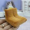 1:12 Dollhouse Miniature Mini Single Sofa Caterpillar Sofa Model Furniture Decoration Accessories Toys