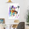 Cartoon Cute Gabbys5 Wall Decor Tapestry Art For Pet Memorial Birthdaywedding Party Backdrop Family Gift