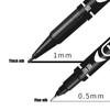 Black Marker Pen Dual Thick And Thin Nib Waterproof Pen Sketchbook Painting Ma Paint C2x7 Suppl V2H5