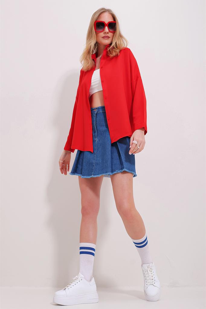 Женская рубашка, модная бежевая базовая рубашка из хлопка нового сезона с манжетами