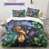 Watercolor Dog Pattern Bedding Quilt Set  Home Decoration  Gift (1 * duvet cover + 2 * pillowcase  without core)