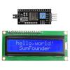 LCD1602+I2C 1602 16x2 1602A Синий/Зеленый экран HD44780 Символьный LCD /с IIC/I2C Последовательным Интерфейсным Адаптером Модуль Для Arduino