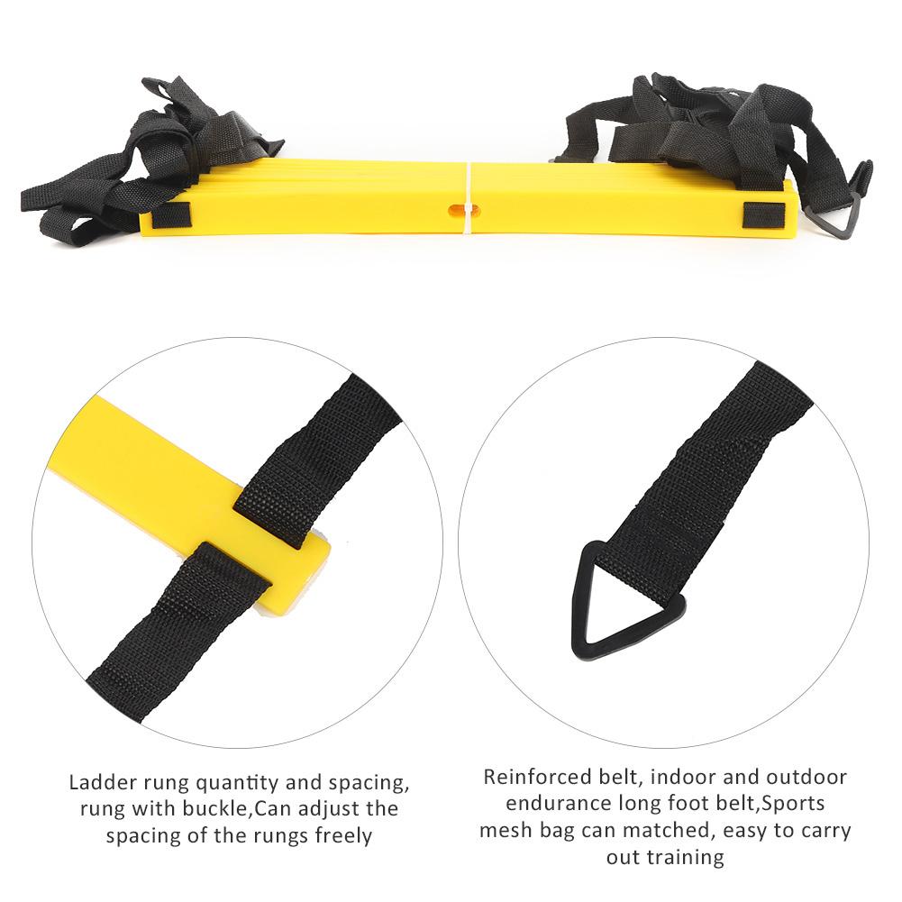 12 Rungs Running Competition Football Training Warm Up Speed Reinforced Soft Agile Step Ladder