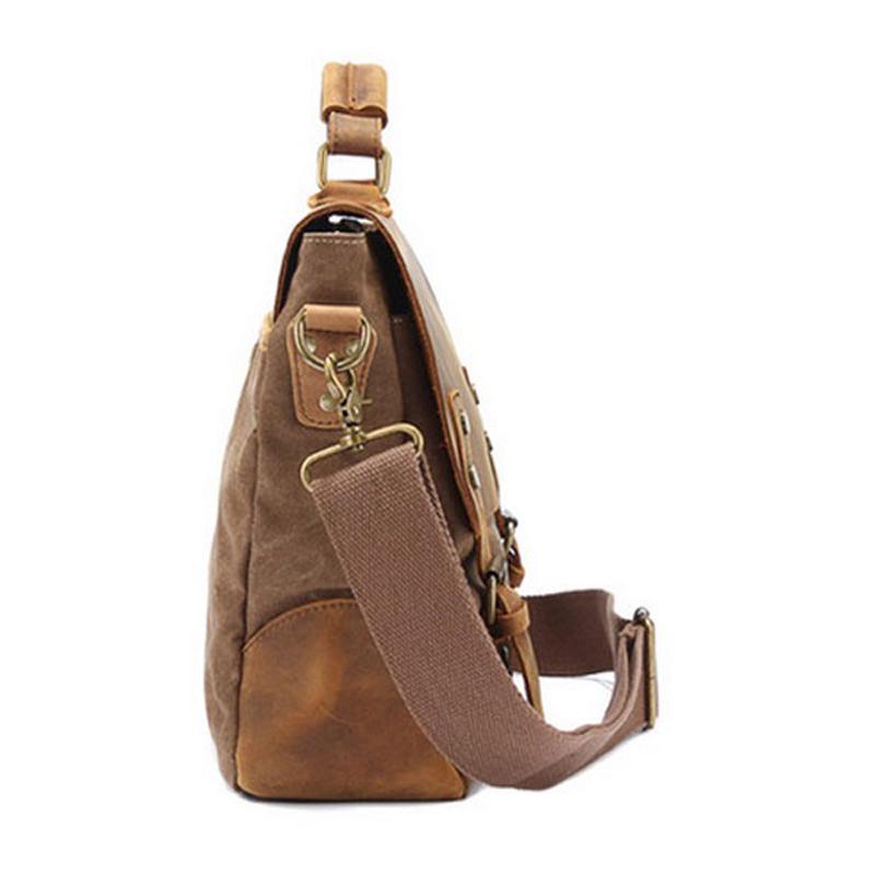 Мужской холщовый портфель