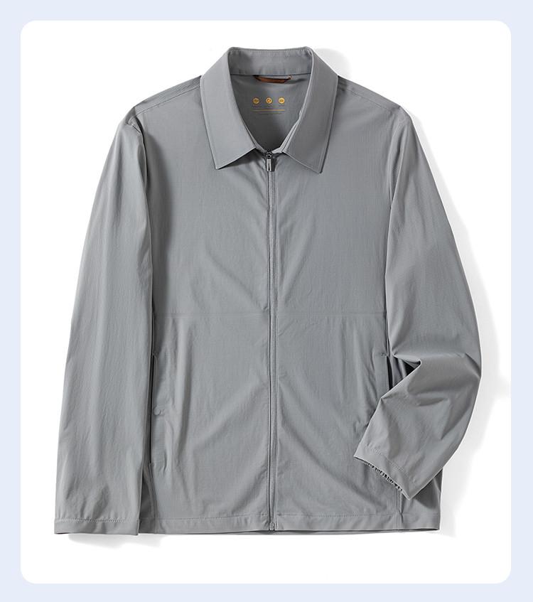 Men's Simple Casual Jacket with UV Protection
