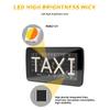 Световое табло для такси 12В, знак для райдшеринга, яркий, противоскользящая панель, дисплей, присоска, индикатор для лобового стекла, приборной панели, гаража