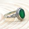 Green Onyx  925 Sterling Silver Women Ring,  Onyx Gemstone Ring Jewellery
