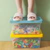 Детский контейнер для хранения строительных блоков, органайзер для игрушек, контейнер для штабелируемых блоков, держатель для книг, контейнер для всякой всячины, контейнер для закусок