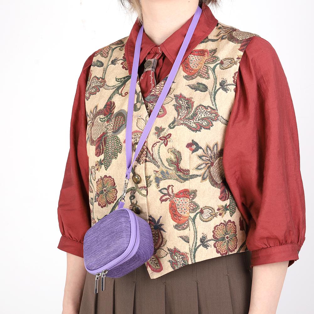 Жесткий чехол для переноски EVA, ударопрочный, совместимый с виртуальным электронным питомцем BITZEE (фиолетовый)