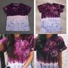 Elephant Print T Shirt For Women With Polyester Fabric Summer Casual Short Sleeve Top For Teen Girls