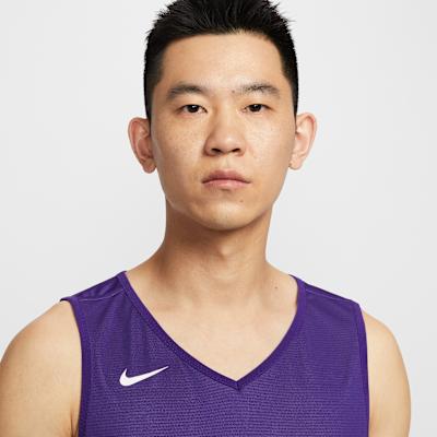 Men's Nike STOCK Basketball Jersey Men's Garden Purple