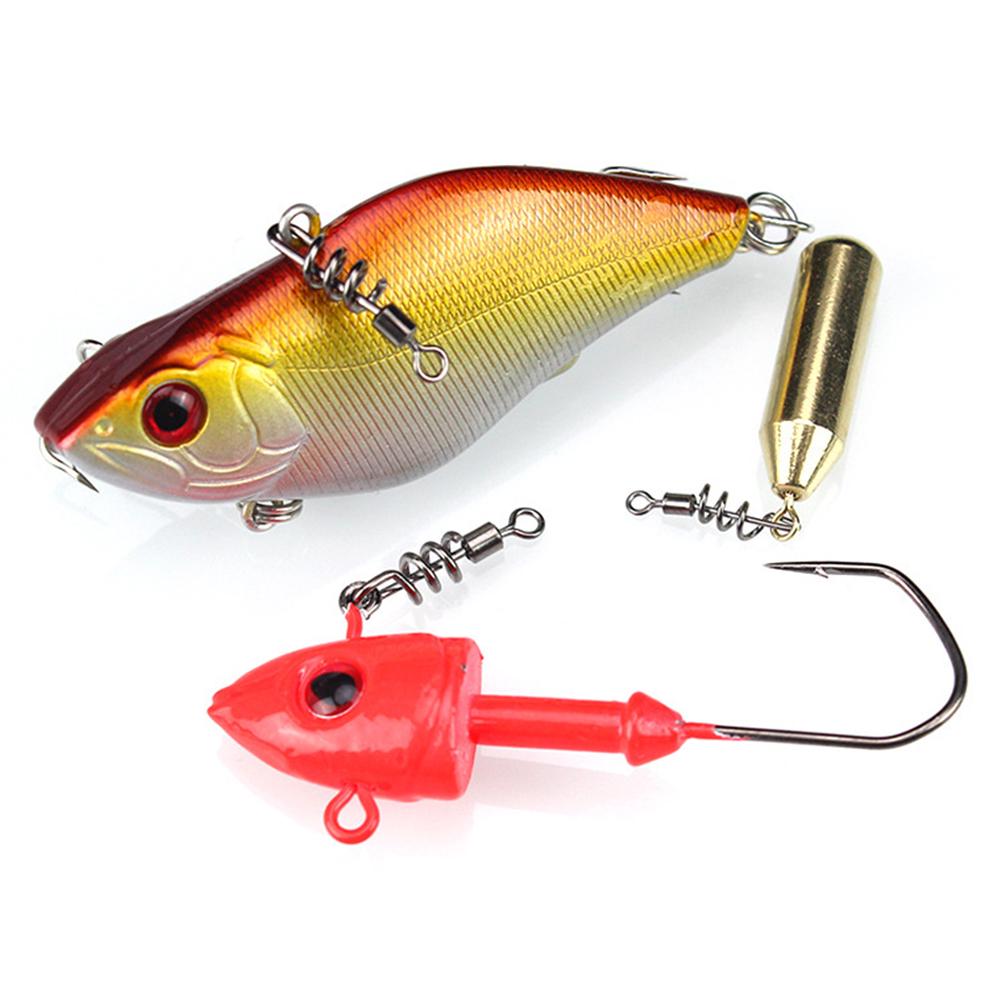 10Pcs Fishing Hooks Snap Swirl Connectors Rolling Rings Wire Leader Swivels