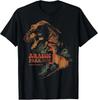 Jurassic Park T-Rex Raptor Vintage Colors Graphic T-Shirt T-Shirt