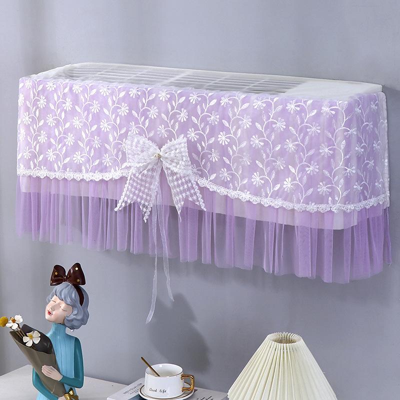 1 шт. Чехол для кондиционера Предотвращает прямое дутье Занавеска-ветрозащита с бантом Подвесной Воздухонепроницаемый