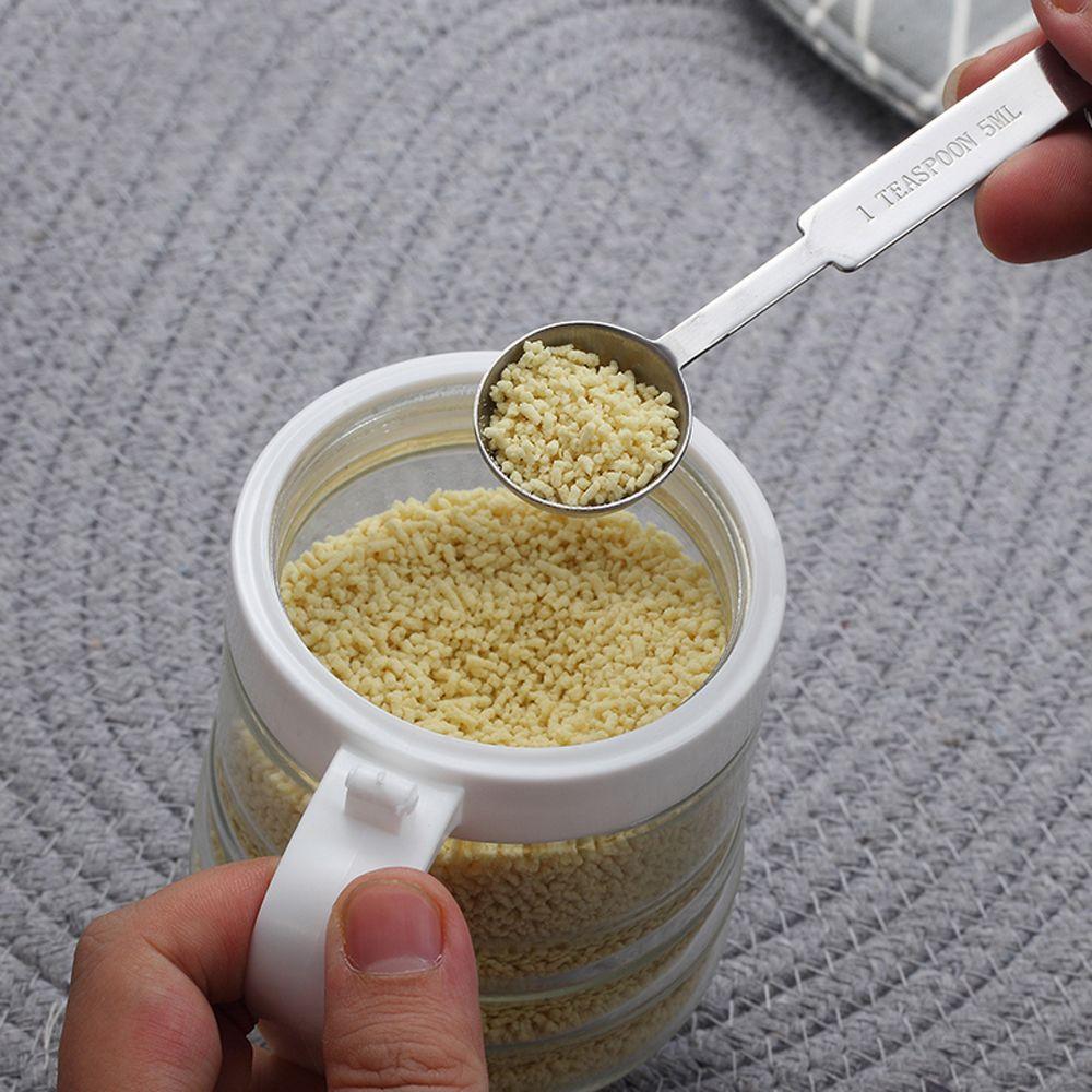 Kitchen Gadgets Stainless Steel Tableware Measuring Spoons Measuring Cups Scales Flour Scoop
